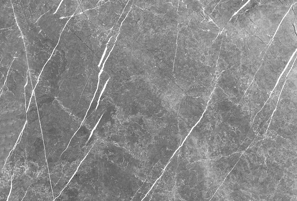 GREY Marble-Planobond design - wandbekleding sanitaire ruimte - kraswerende wandbekleding - aluminium composiet plaat - composiet gevelplaten