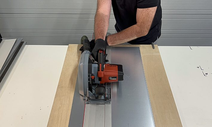 aluminium composiet gevelbekleding alucobond bewerken gereedschap