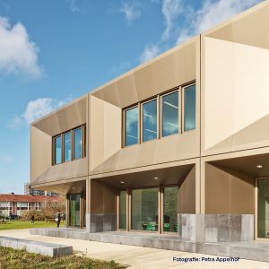 aluminium composiet gevelbekleding alucobond op gebouw