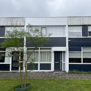 aluminium composiet gevelbekleding alucobond op rijtjeswoning renovatie