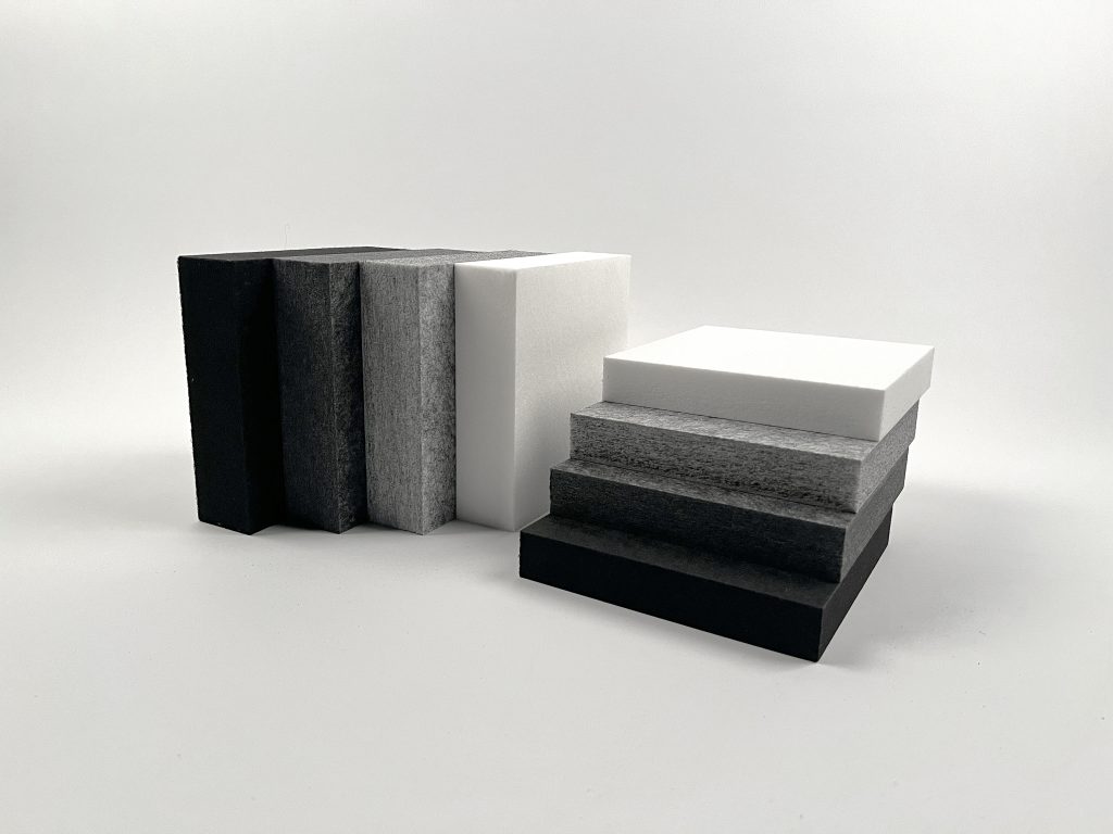 polyester akoestische plaat wanddecoratie plafondplaten - 100proc recyclebaar - geluidsisolatie-akoestische absorptievermogen-AcoFiber-25mm 40mm